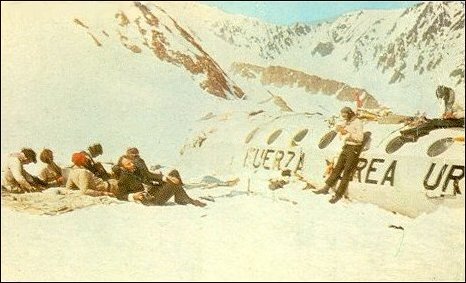 sobrevivientes de los andes. en 1972 en Los Andes.